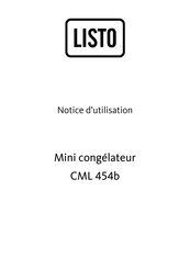 Listo CML 454b Notice D'utilisation