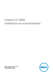 Dell Inspiron 11 3179 Installation Et Caractéristiques