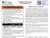 Horizon Global 76923 Instructions D'installation