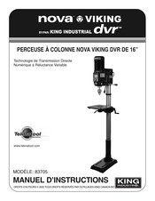 King Industrial NOVA Viking DVR 83705 Manuel D'instructions