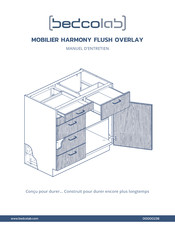 Bedcolab Mobilier Harmony Flush Overlay Manuel D'entretien