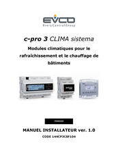Evco c-pro 3 CLIMA sistema Manuel Installateur