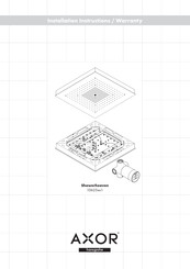 Hansgrohe AXOR Showerheaven 10625 1 Série Instructions D'installation