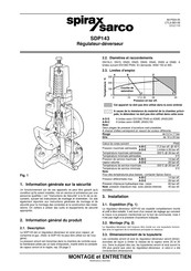 Spirax Sarco SDP 143 Montage Et Entretien