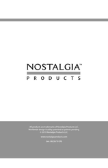 NOSTALGIA PRODUCTS CLCF4AQ Instructions Et Recettes