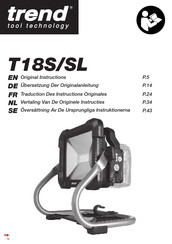 TREND T18S/SL Traduction Des Instructions Originales