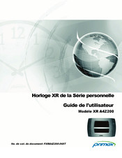 Primex Horloge XR A4Z200 Guide De L'utilisateur