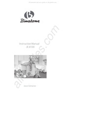 Binatone JE-8100 Guide Rapide