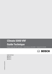 Bosch MDCI26-3 Guide Technique
