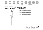 Endress+Hauser easytemp TSM 470 Mode D'emploi