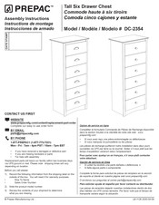 Prepac DC-2354 Instructions De Montage