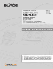 iDataLink BLADE-TB-TL-FR Guide D'installation