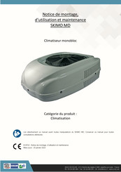 SNDC ECOCLIM SKIMO MD Manuel De Montage D'utilisation Et De Maintenance