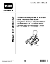 Toro Z Master TURBO FORCE 74925TE Manuel De L'utilisateur