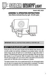 MAXSA 40225 Instructions D'installation Et D'utilisation