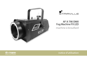 thomann STAIRVILLE AF-X 790 DMX Fog Machine FX LED Notice D'utilisation