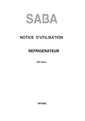 Saba MP300IL Notice D'utilisation