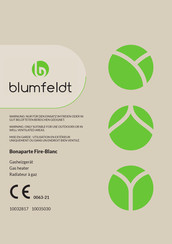 Blumfeldt Bonaparte Fire-Blanc Mode D'emploi