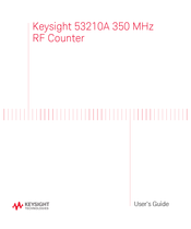 Keysight 53210A Mode D'emploi