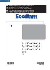EcoFlow Multiflam 2300.1 Mode D'emploi