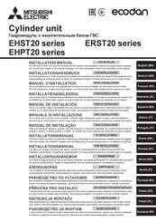 Mitsubishi Electric ECODAN EHST20D-MHC Manuel D'installation