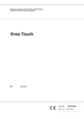 Necta Krea Touch Installation Utilisation Entretien