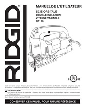 RIDGID R3120 Manuel De L'utilisateur