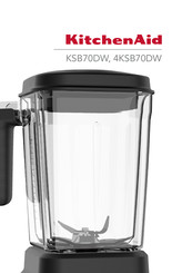 KitchenAid KSB70DW Mode D'emploi