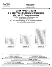 LDI Safco E-Z Stor 9321 Instructions