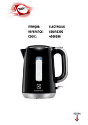 Electrolux EEWA3300 Mode D'emploi