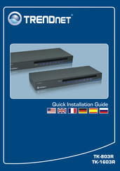 Trendnet TK-803R Guide D'installation Rapide