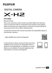 FujiFilm X-H2 Mode D'emploi