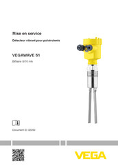 Vega VEGAWAVE 61 Mise En Service