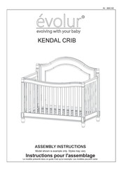 Evolur KENDAL CRIB Instructions Pour L'assemblage