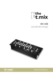 Thomann the t.mix 401-USB Notice D'utilisation