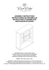 RiverRidge Home RiverRidge 06-164 Instructions D'assemblage