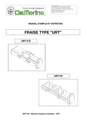 Del Morino URT HF Manuel D'emploi Et Entretien