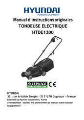 Hyundai HTDE1200 Manuel D'instructions Original