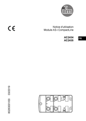 IFM AC2434 Notice D'utilisation