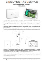 exeltec Adventair GTC Notice D'installation Et De Maintenance