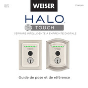 Weiser Halo Touch Guide De Pose