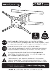 AVF Group 467813 Instructions De Montage