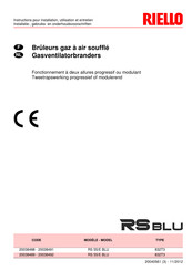 Riello 832T3 Instructions Pour Installation, Utilisation Et Entretien