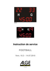 ALGE-Timing NW3204 Instructions De Service