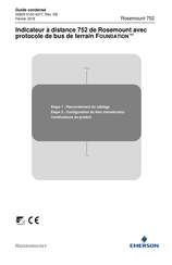 Emerson Rosemount 752 Guide Condensé