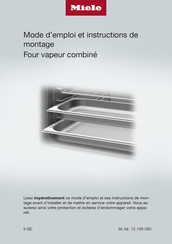 Miele DGC 7860 HC Pro Mode D'emploi Et Instructions De Montage