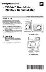 Honeywell Home H8908D Instructions D'installation