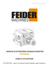 FEIDER Machines FGHI7000ES Guide D'utilisation