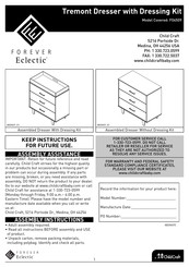 FOREVER Eclectic Tremont F04509 Instructions D'assemblage