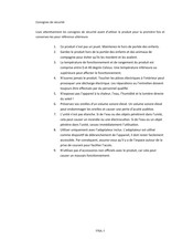 Denver CRD-506 Consignes De Sécurité